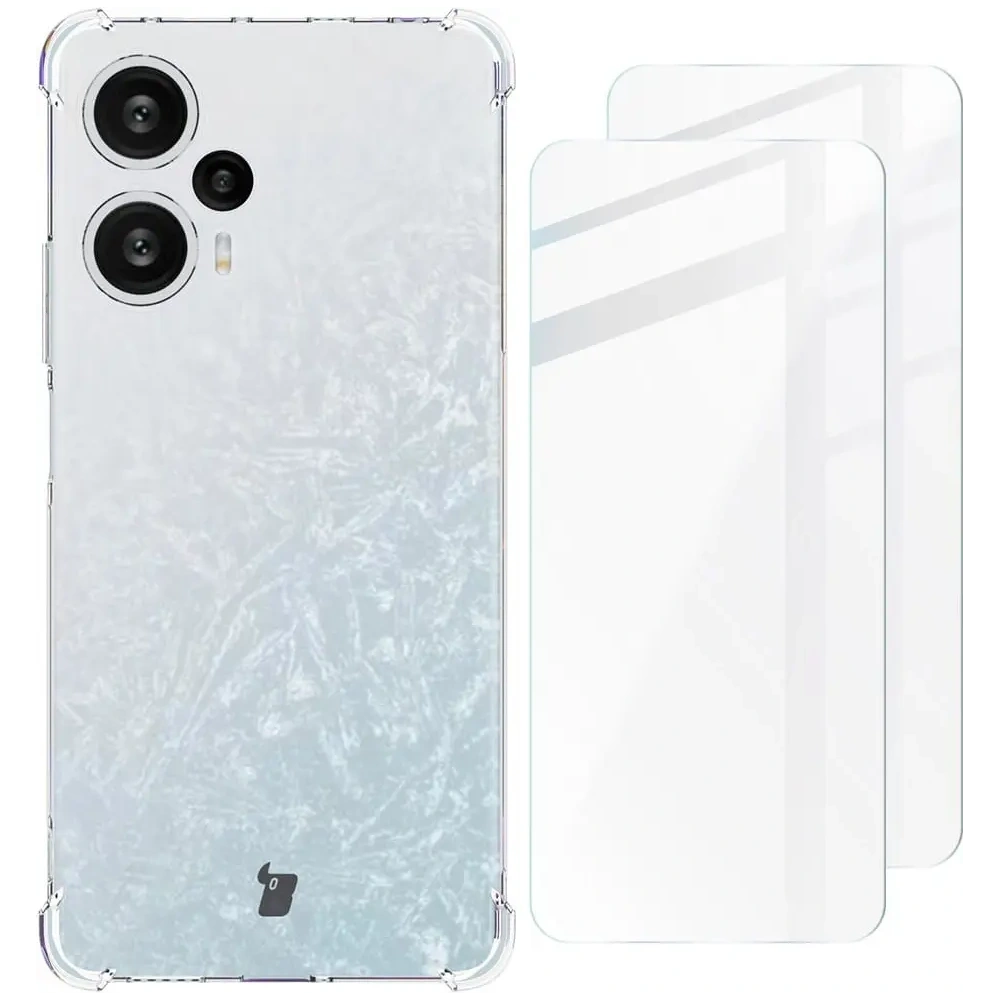 Etui Bizon Case Clear Pack do Xiaomi Poco F5 przezroczyste
