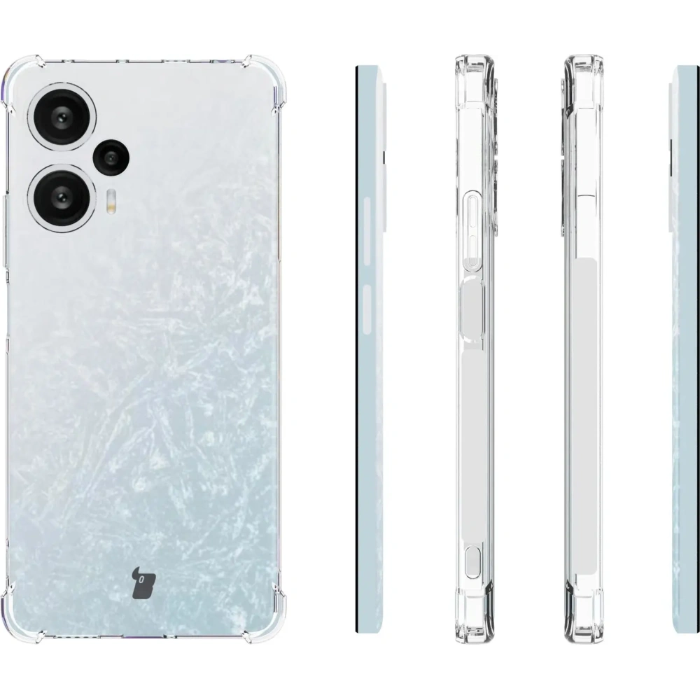 Etui Bizon Case Clear Pack do Xiaomi Poco F5 przezroczyste