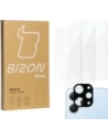 BIZON Clear 3x screen glass + camera glass Xiaomi Redmi 12