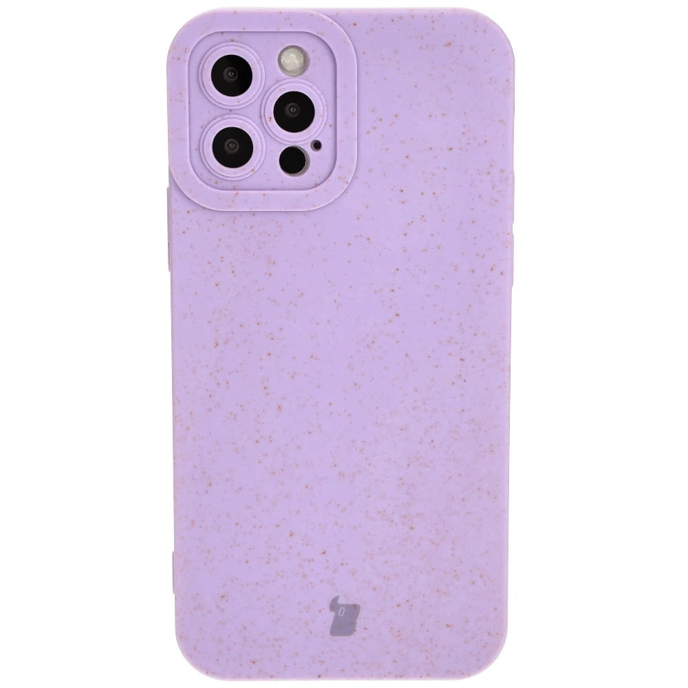 Ekologiczne etui Bizon Bio-Case do Apple iPhone 12 Pro fioletowe