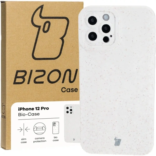 Kup Ekologiczne etui Bizon Bio-Case do Apple iPhone 12 Pro ecru - BIZ3238 - {ean13} - Sklep Home Screen