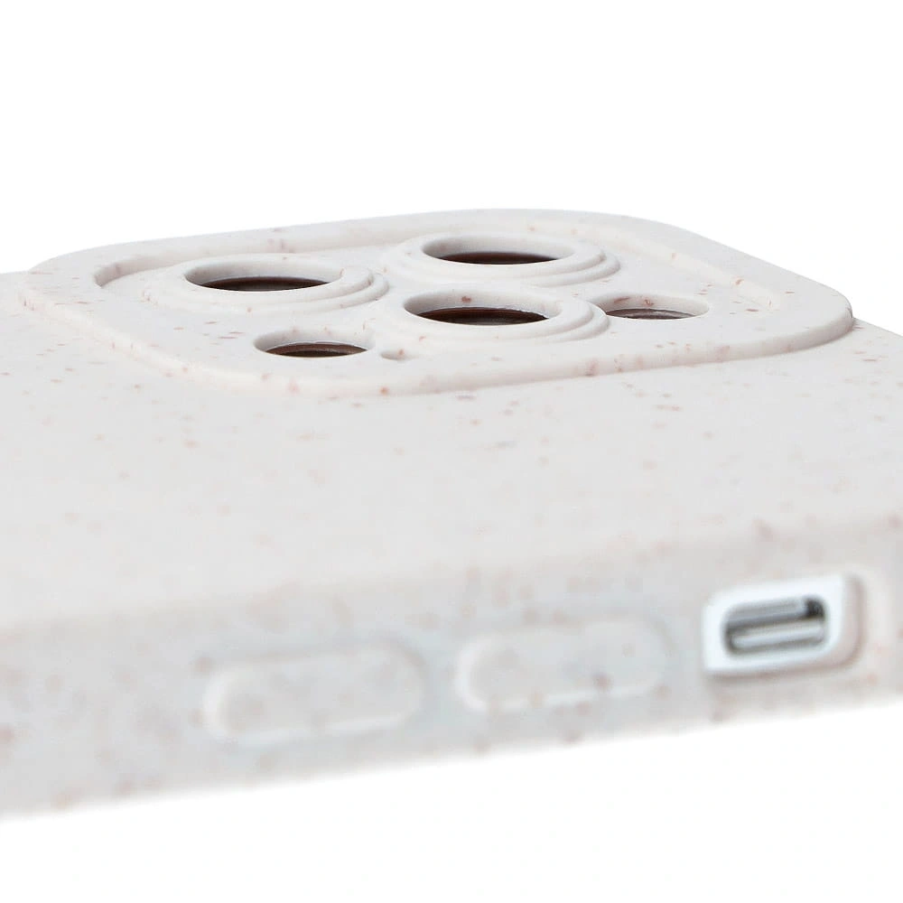 Ekologiczne etui Bizon Bio-Case do Apple iPhone 12 Pro ecru