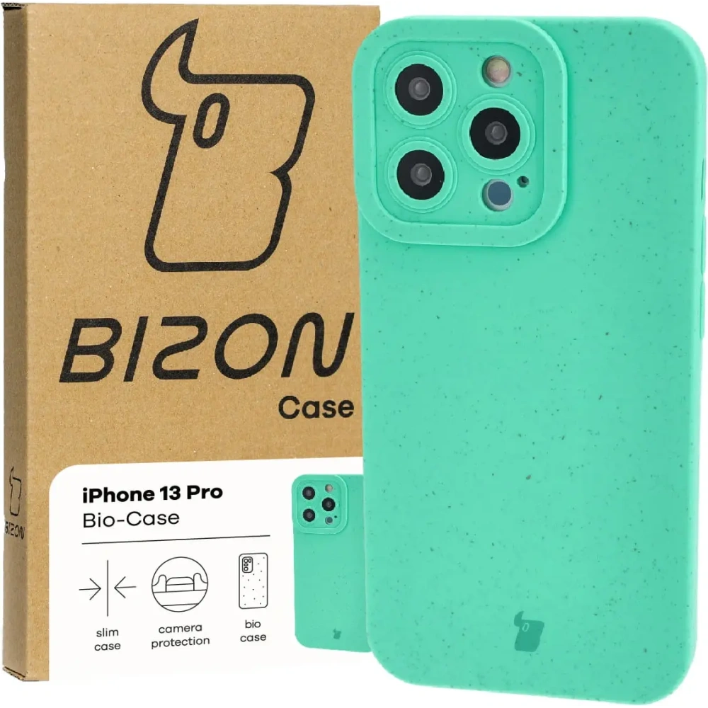 Ekologiczne etui Bizon Bio-Case do Apple iPhone 13 Pro zielone