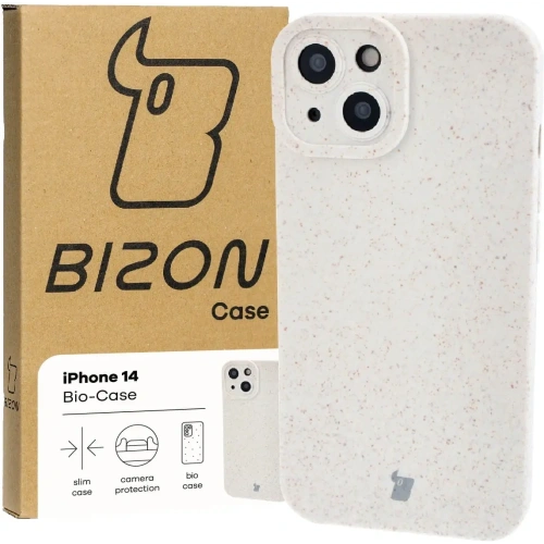 Kup Ekologiczne etui Bizon Bio-Case do Apple iPhone 14 ecru - BIZ3249 - {ean13} - Sklep Home Screen