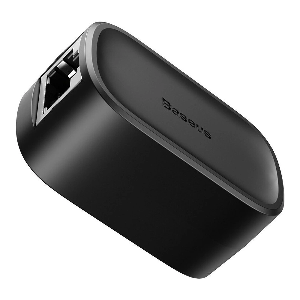 Łącznik, adapter RJ45 Baseus High Speed (czarny)