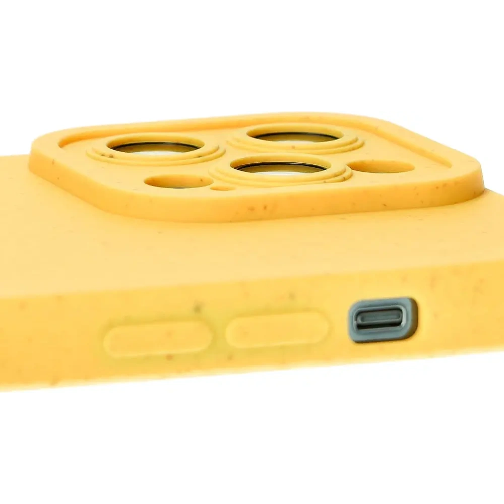 Ekologiczne etui Bizon Bio-Case do Apple iPhone 14 Pro Max żółte