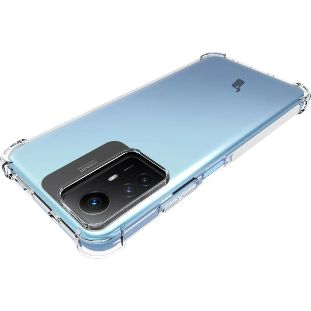 Etui + 2x szkło na ekran + obiektyw Bizon Case Clear Pack do Xiaomi Redmi Note 12S przezroczyste