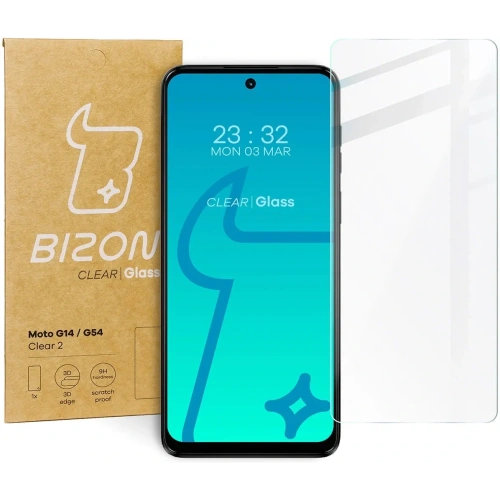 Kup Szkło hartowane Bizon Glass Clear 2 do Motorola Moto G14 / G54 / G55 - BIZ3272 - {ean13} - Sklep Home Screen