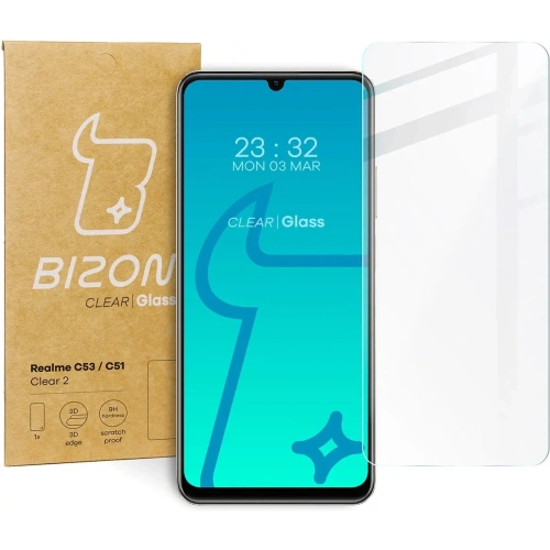 Kup Bizon Glas Klar 2 Realme C53 / C51 / Note 50 - BIZ3273 - {ean13} - Sklep Home Screen