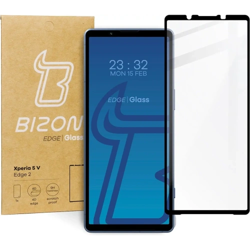 Kup Szkło hartowane Bizon Glass Edge 2 do Sony Xperia 5 V czarne - BIZ3277 - {ean13} - Sklep Home Screen