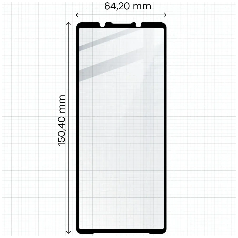 Szkło hartowane Bizon Glass Edge 2 do Sony Xperia 5 V czarne