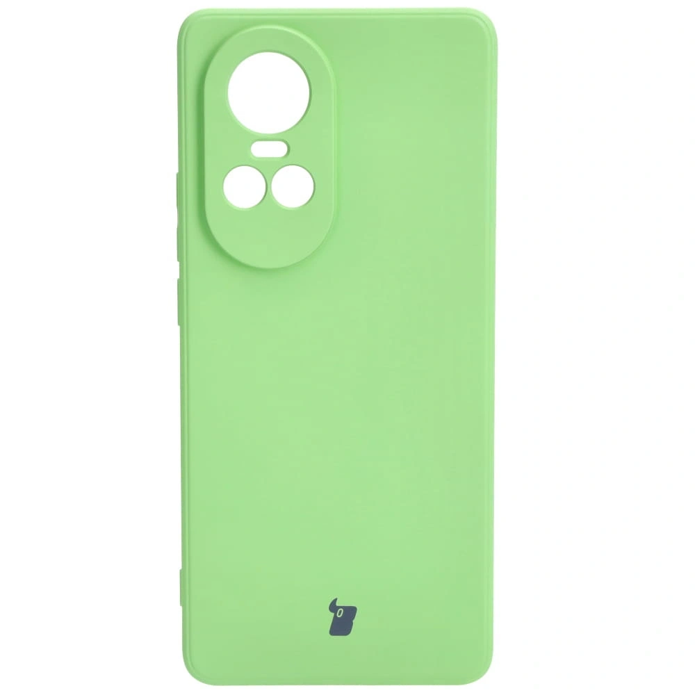 Etui Bizon Case Silicone Sq do Oppo Reno 10 5G jasnozielone