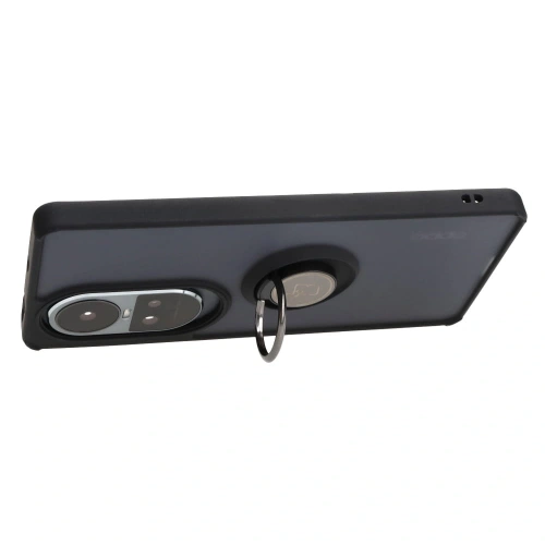 Kup Etui s úchopem na prst Bizon Case Hybrid Ring pro Oppo Reno10 / 10 Pro kouřové s černým rámečkem - BIZ3286 - {ean13} - Sklep Home Screen