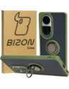 Buy Bizon Case Hybrid Ring Oppo Reno10 / 10 Pro smoky with a green frame - BIZ3287 - {ean13} - Home Screen Store Europe