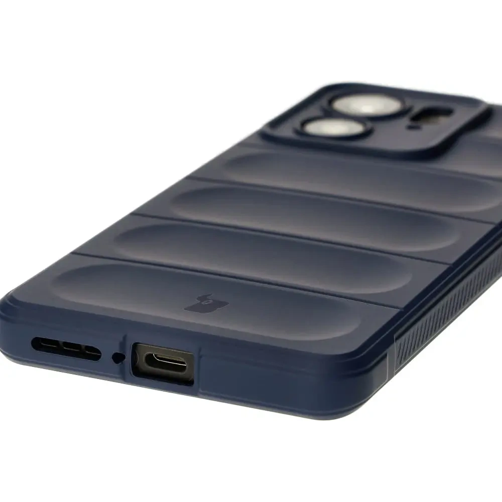 Pancerne etui Bizon Case Tur do Motorola Edge 40 granatowe