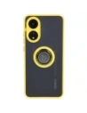 Buy Bizon Case Hybrid Ring Oppo A78 4G smoky with a yellow frame - BIZ3295 - {ean13} - Home Screen Store Europe