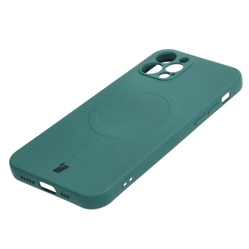 Kup Bizon Case Silicon Magnetic Apple iPhone 12 Pro verde închis - BIZ3296 - {ean13} - Sklep Home Screen