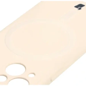 Kup Bizon Case Silicone MagSafe Sq Apple iPhone 13 Mini beige - BIZ3297 - {ean13} - Sklep Home Screen