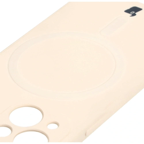 Kup Etui Bizon Case Silicone MagSafe Sq do Apple iPhone 13 Mini beżowe - BIZ3297 - {ean13} - Sklep Home Screen