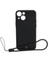 Etui Bizon Case Silicone MagSafe Sq do Apple iPhone 13 Mini černé