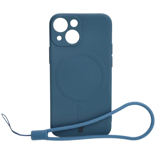 Buy Bizon Case Silicone MagSafe Sq Apple iPhone 13 Mini navy blue - BIZ3299 - {ean13} - Home Screen Store Europe