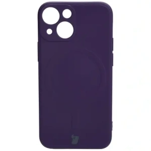 Kup Bizon Case Silikon MagSafe Sq Apple iPhone 13 Mini Pflaume - BIZ3300 - {ean13} - Sklep Home Screen