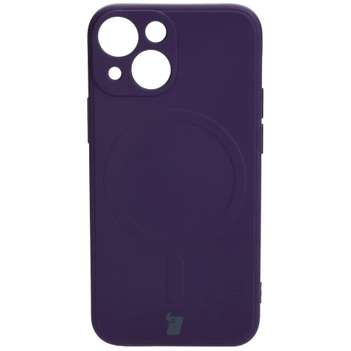 Kup Bizon Case Silikon MagSafe Sq Apple iPhone 13 Mini Pflaume - BIZ3300 - {ean13} - Sklep Home Screen