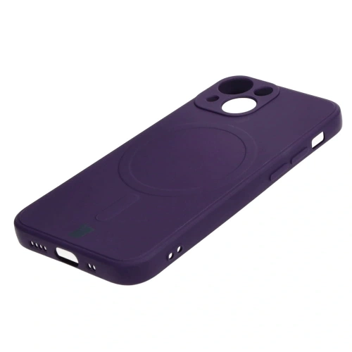Kup Bizon Case Silikon MagSafe Sq Apple iPhone 13 Mini Pflaume - BIZ3300 - {ean13} - Sklep Home Screen