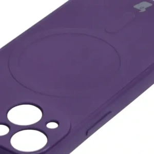 Kup Bizon Case Silikon MagSafe Sq Apple iPhone 13 Mini Pflaume - BIZ3300 - {ean13} - Sklep Home Screen