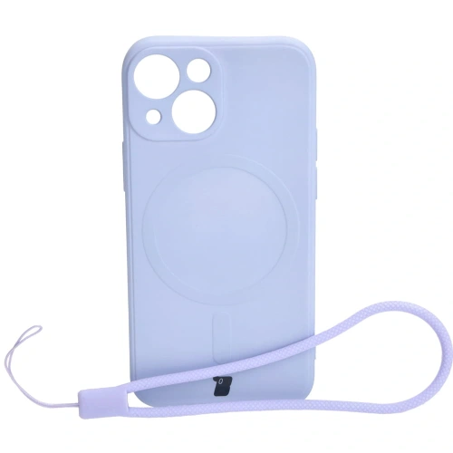 Kup Bizon Case Silicone MagSafe Sq Apple iPhone 13 Mini violet deschis - BIZ3303 - {ean13} - Sklep Home Screen