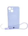 Etui Bizon Case Silicone MagSafe Sq do Apple iPhone 13 Mini jasnofialové