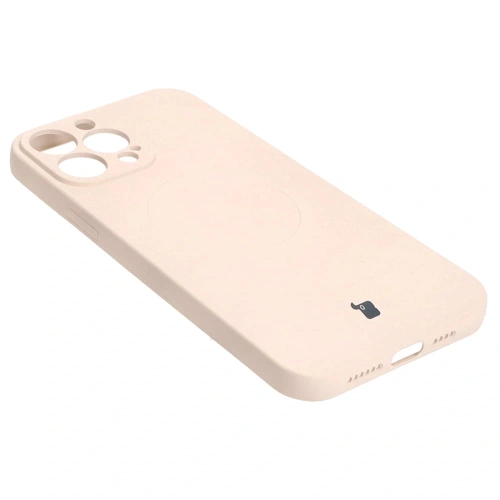 Kup Bizon Case Silicone Magnetic Apple iPhone 13 Pro Max bej - BIZ3305 - {ean13} - Sklep Home Screen