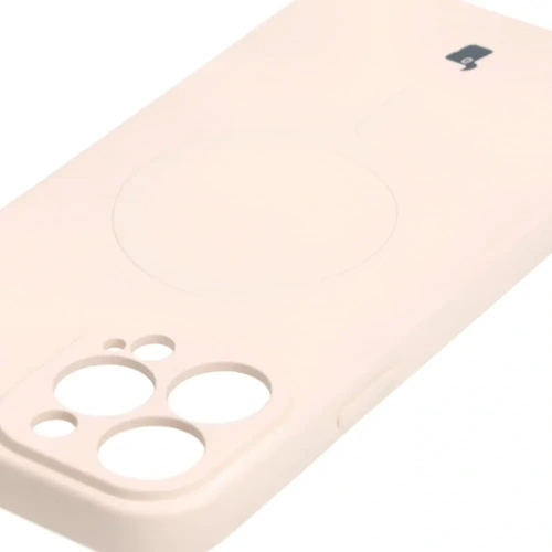 Kup Bizon Case Silicone Magnetic Apple iPhone 13 Pro Max bej - BIZ3305 - {ean13} - Sklep Home Screen