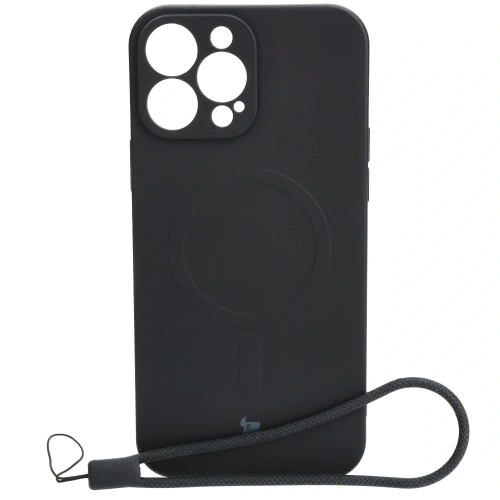 Kup Etui silikonové s magnetickým kroužkem Bizon Case Silicone Magnetic pro Apple iPhone 13 Pro Max černé - BIZ3306 - {ean13} - Sklep Home Screen
