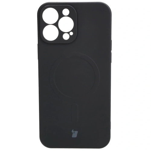 Kup Etui silikonové s magnetickým kroužkem Bizon Case Silicone Magnetic pro Apple iPhone 13 Pro Max černé - BIZ3306 - {ean13} - Sklep Home Screen