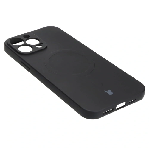 Kup Etui silikonové s magnetickým kroužkem Bizon Case Silicone Magnetic pro Apple iPhone 13 Pro Max černé - BIZ3306 - {ean13} - Sklep Home Screen