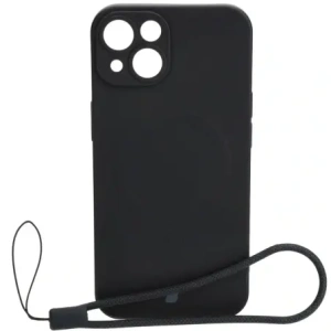 Kup Etui silikonowe z pierścieniem magnetycznym Bizon Case Silicone Magnetic do Apple iPhone 14 czarne - BIZ3307 - {ean13} - Sklep Home Screen