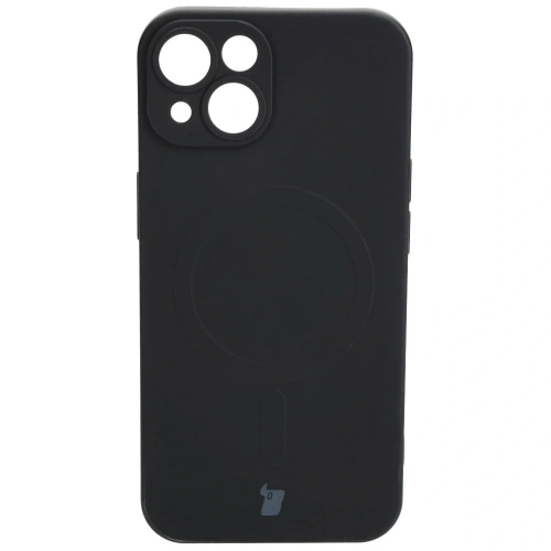 Kup Etui silikonowe z pierścieniem magnetycznym Bizon Case Silicone Magnetic do Apple iPhone 14 czarne - BIZ3307 - {ean13} - Sklep Home Screen