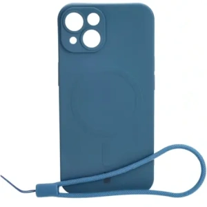 Kup Etui silikonowe z pierścieniem magnetycznym Bizon Case Silicone Magnetic do Apple iPhone 14 granatowe - BIZ3308 - {ean13} - Sklep Home Screen