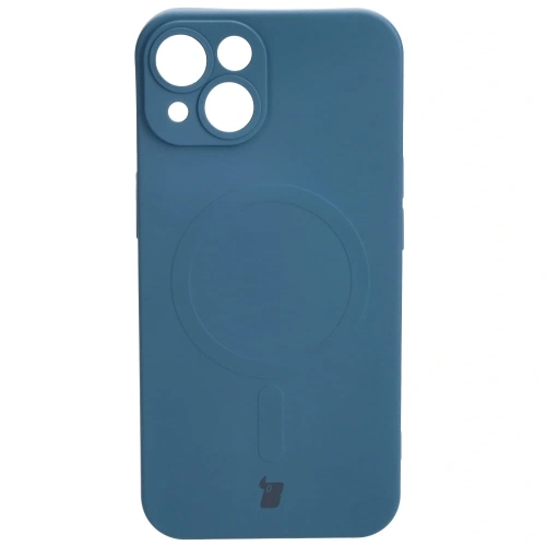 Kup Etui silikonowe z pierścieniem magnetycznym Bizon Case Silicone Magnetic do Apple iPhone 14 granatowe - BIZ3308 - {ean13} - Sklep Home Screen