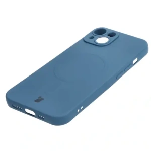 Kup Etui silikonowe z pierścieniem magnetycznym Bizon Case Silicone Magnetic do Apple iPhone 14 granatowe - BIZ3308 - {ean13} - Sklep Home Screen