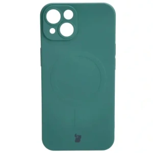 Kup Bizon Case Silicone Magnetic Apple iPhone 14 sötétzöld - BIZ3309 - {ean13} - Sklep Home Screen
