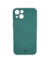 Kup Etui silikonové s magnetickým kroužkem Bizon Case Silicone Magnetic pro Apple iPhone 14 tmavě zelené - BIZ3309 - {ean13} - Sklep Home Screen