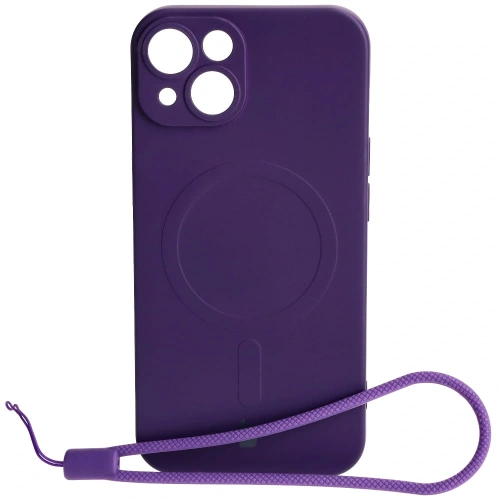 Kup Etui silikonowe z pierścieniem magnetycznym Bizon Case Silicone Magnetic do Apple iPhone 14 śliwkowe - BIZ3310 - {ean13} - Sklep Home Screen