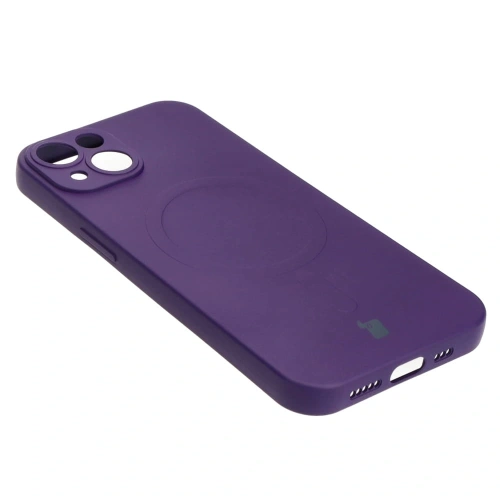 Kup Etui silikonowe z pierścieniem magnetycznym Bizon Case Silicone Magnetic do Apple iPhone 14 śliwkowe - BIZ3310 - {ean13} - Sklep Home Screen