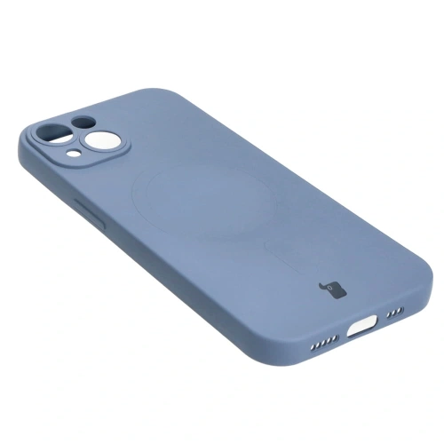 Kup Silikonový obal s magnetickým kroužkem Bizon Case Silicone Magnetic pro Apple iPhone 14 šedý - BIZ3311 - {ean13} - Sklep Home Screen