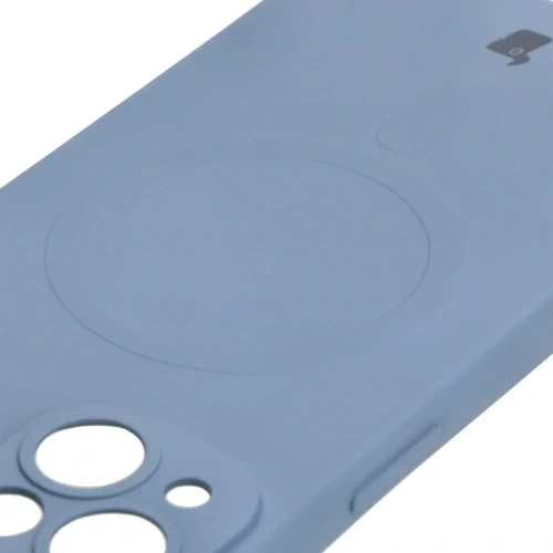 Kup Silikonový obal s magnetickým kroužkem Bizon Case Silicone Magnetic pro Apple iPhone 14 šedý - BIZ3311 - {ean13} - Sklep Home Screen