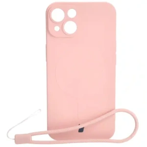 Kup Etui silikonowe z pierścieniem magnetycznym Bizon Case Silicone Magnetic do Apple iPhone 14 jasnoróżowe - BIZ3312 - {ean13} - Sklep Home Screen