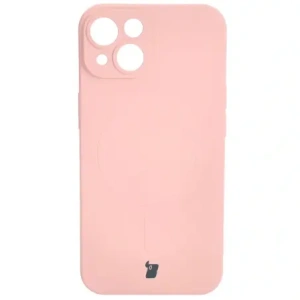 Kup Etui silikonowe z pierścieniem magnetycznym Bizon Case Silicone Magnetic do Apple iPhone 14 jasnoróżowe - BIZ3312 - {ean13} - Sklep Home Screen