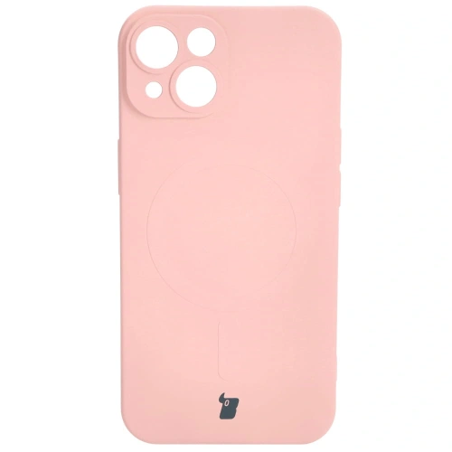 Kup Etui silikonowe z pierścieniem magnetycznym Bizon Case Silicone Magnetic do Apple iPhone 14 jasnoróżowe - BIZ3312 - {ean13} - Sklep Home Screen